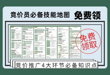 「竞价员必备技能地图」免费领取!-竞价推广博客