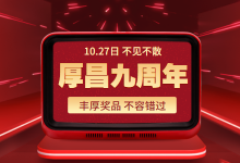 厚昌九周年 | 奖品太丰富,标题根本写不下!-竞价推广博客